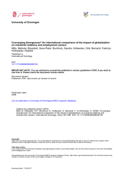 Converging divergences? An international comparison of the