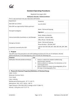 Methylene Chloride - cchem.berkeley.edu