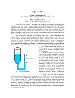 Magic Fountain - at www.arxiv.org.