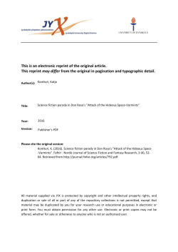 This is an electronic reprint of the original article. This reprint may