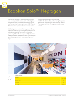 Ecophon Solo&trade; Heptagon