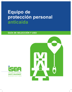 Equipo de protecci&oacute;n personal antica&iacute;da
