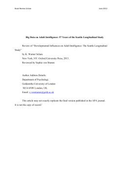 7 SchaieReview - Goldsmiths Research Online