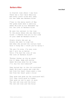 Jerry Reed Barbara Allen - pisnicky