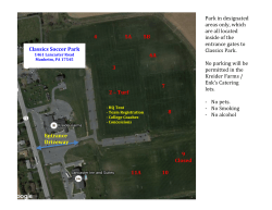 2 &ndash; Turf 3 4 5A 6A 7 10 9 Closed 8 Classics Soccer Park