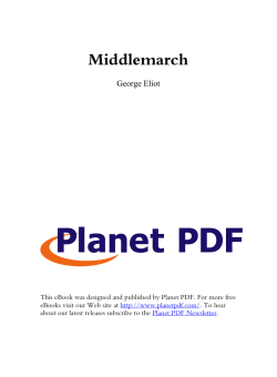 Middlemarch - Planet PDF