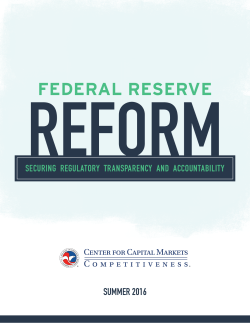 federal reserve - US Chamber of Commerce