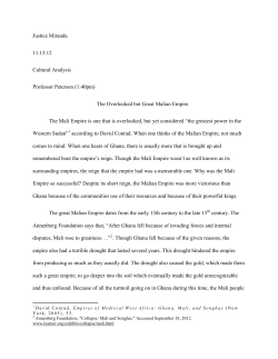 Justice Miranda 11.13.12 Cultural Analysis