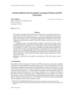 Attribute-Efficient and Non-adaptive Learning of Parities and DNF