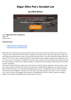Edgar Allen Poe`s Annabel Lee