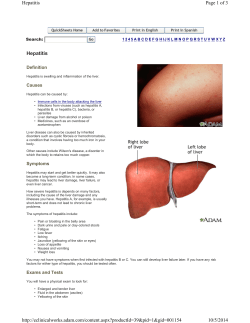 Jaundice/Hepatitis