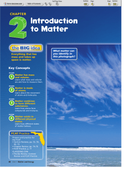 Introduction to Matter