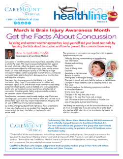 March 2016 - CareMount Medical