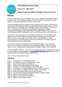 The Oldham Peace Times Issue 10