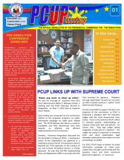 PCUP LINKS UP WITH SUPREME COURT