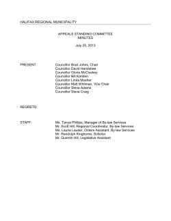 Minutes - Halifax.ca