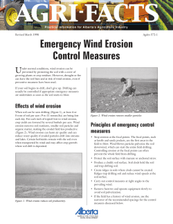 Emergency wind erosion control measures