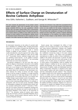 Effects of Surface Charge on Denaturation of Bovine Carbonic