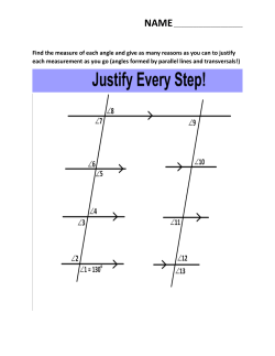 Find the measure of each angle and give as many - Newell-Math