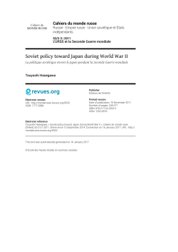 Cahiers du monde russe, 52/2