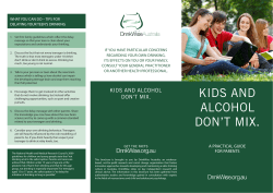 Kids and alcohol don`t mix