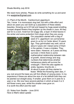 July 16 - Hardy Plant Society