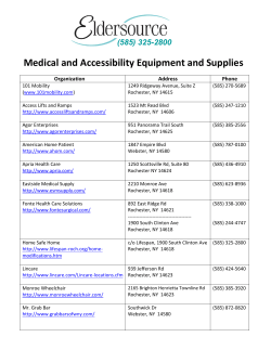Medical and Accessibility Equipment and Supplies