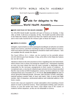 A55/DIV/3 - World Health Organization