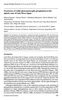 Occurrence of viable photoautotrophic