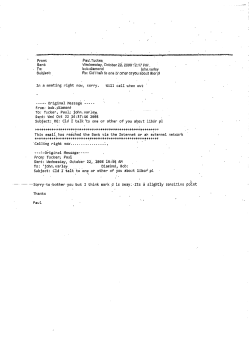 Emails requested by Mr Mann, Paul Tucker and Bob Diamond