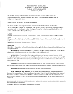 Minutes - Knowlton Township