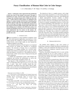 Fuzzy Classification of Human Skin Color in Color Images