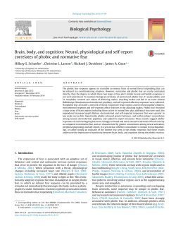 Brain, body, and cognition: Neural