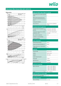 Data sheet: Wilo-Stratos GIGA 40/1-45/3,8-R1