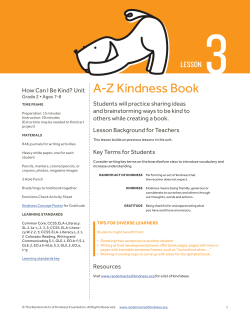 A-Z Kindness Book