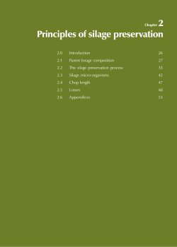 Chapter 2. Principles of silage preservation