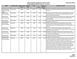 Salary Increases Greater than 10%