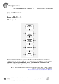 Geographical Inquiry
