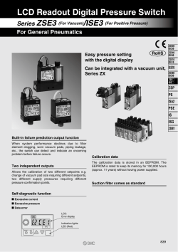 LCD Readout Digital Pressure Switch