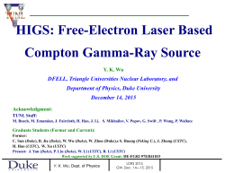 HIGS: Free-Electron Laser Based Compton Gamma