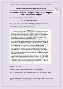 Sentence Structure – Simple, Compound, Complex and Compound