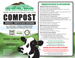 New Era Compost - New Era Farm Service