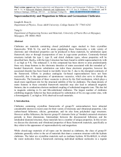 Superconductivity and Magnetism in Silicon and Germanium