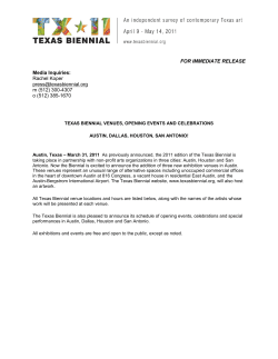 March 31, 2011 - Texas Biennial