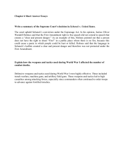 Chapter 6 Short Answer Essays Write a summary of the Supreme