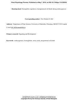 Hemoglobin control of cell survival/death decision regulates in vitro