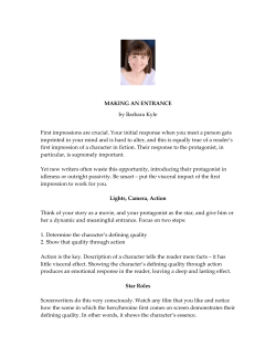 MAKING AN ENTRANCE by Barbara Kyle First impressions are