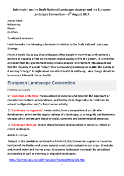 European Landscape Convention