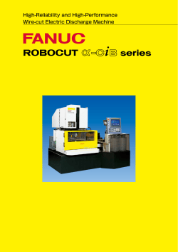 FANUC ROBOCUT α-CiA series -English-