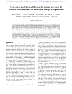Finite-sites multiple mutations interference gives rise to